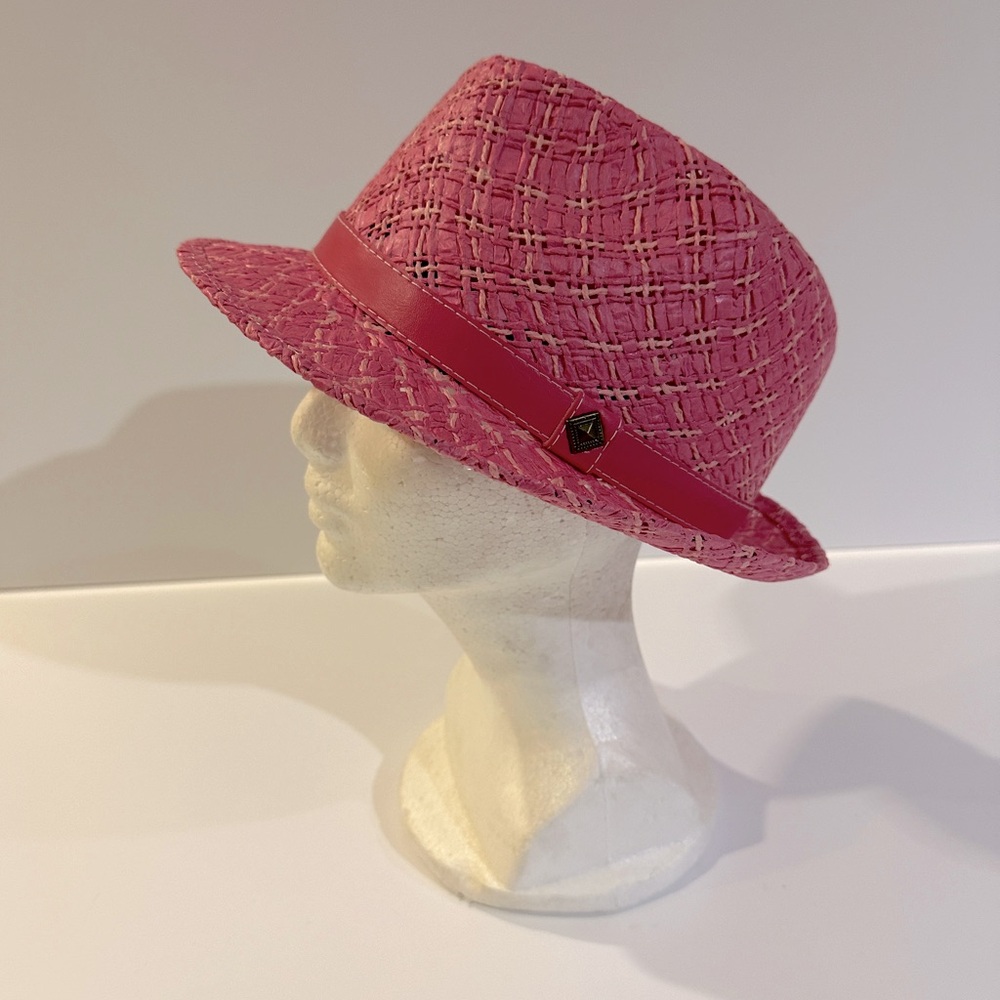 Som-Her Pink Fedora Hat